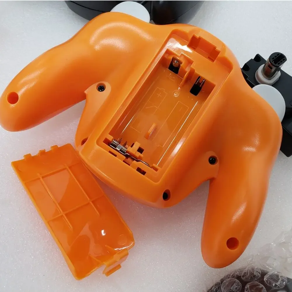 PGFYDAL 2.4G Wireless GameCube Controllers w Wireless Receivers. Orange & Black